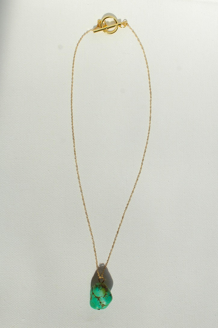 Turquoise Nugget Pendant ~ Protector