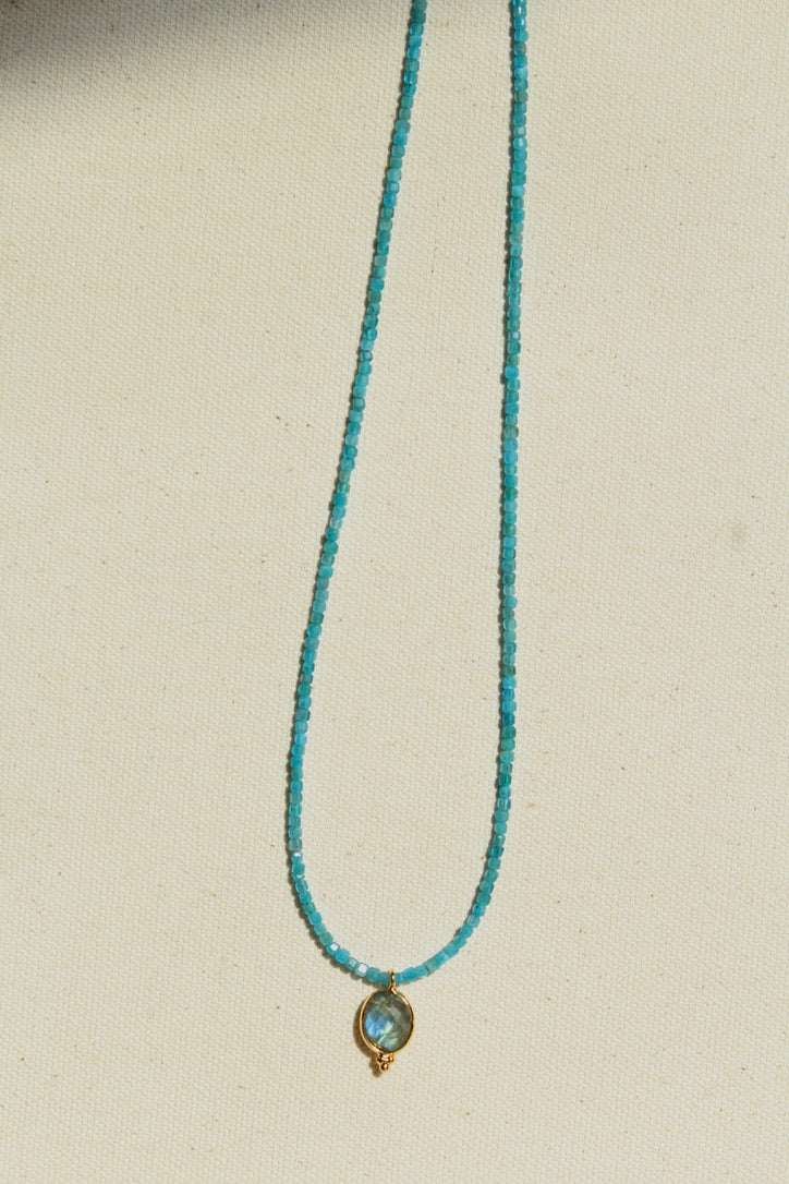 Blue Apatite & Labradorite ~ Transformation & Manifestation