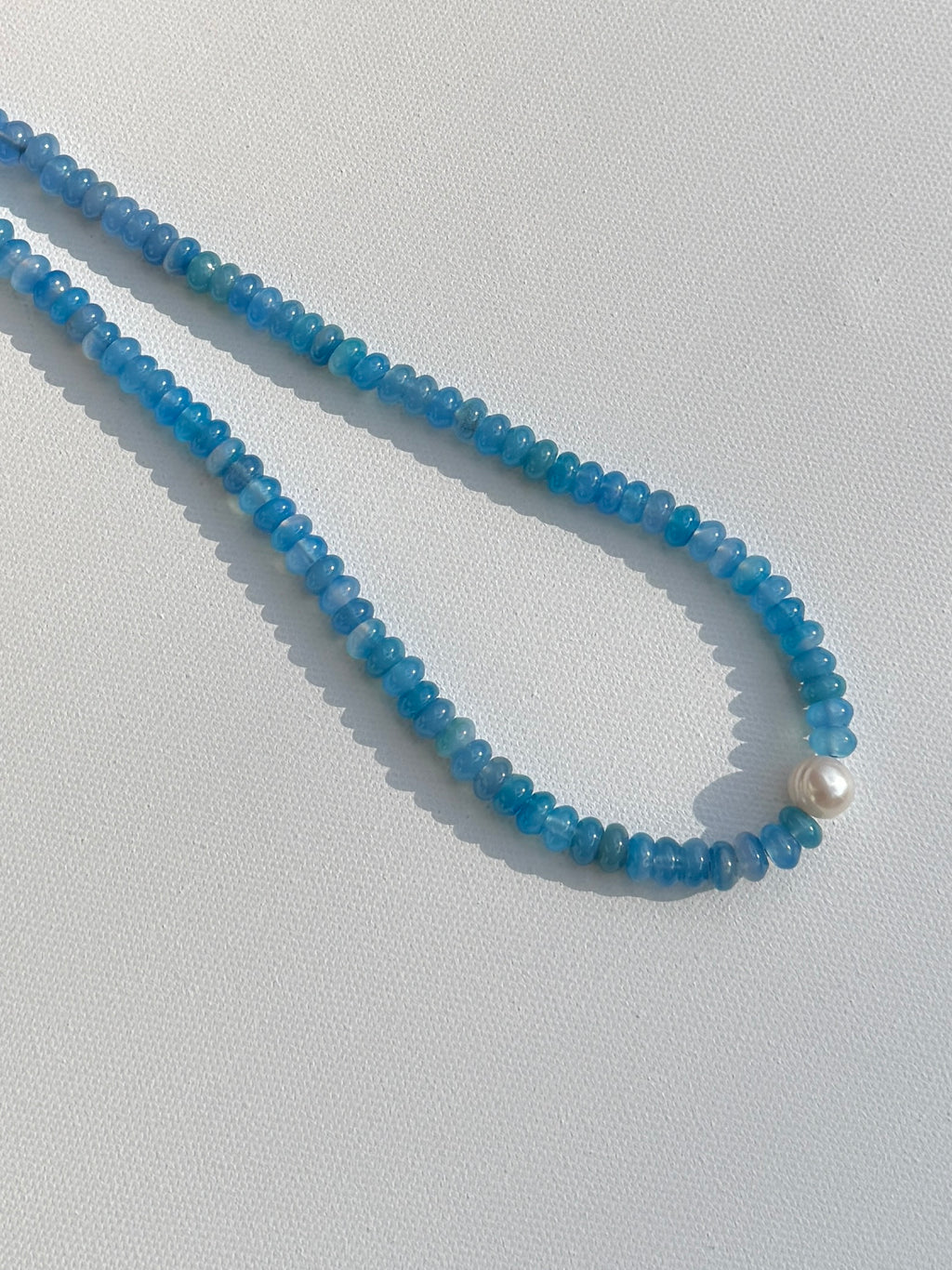 Blue Agate & Freshwater Pearl ~ Tranquility