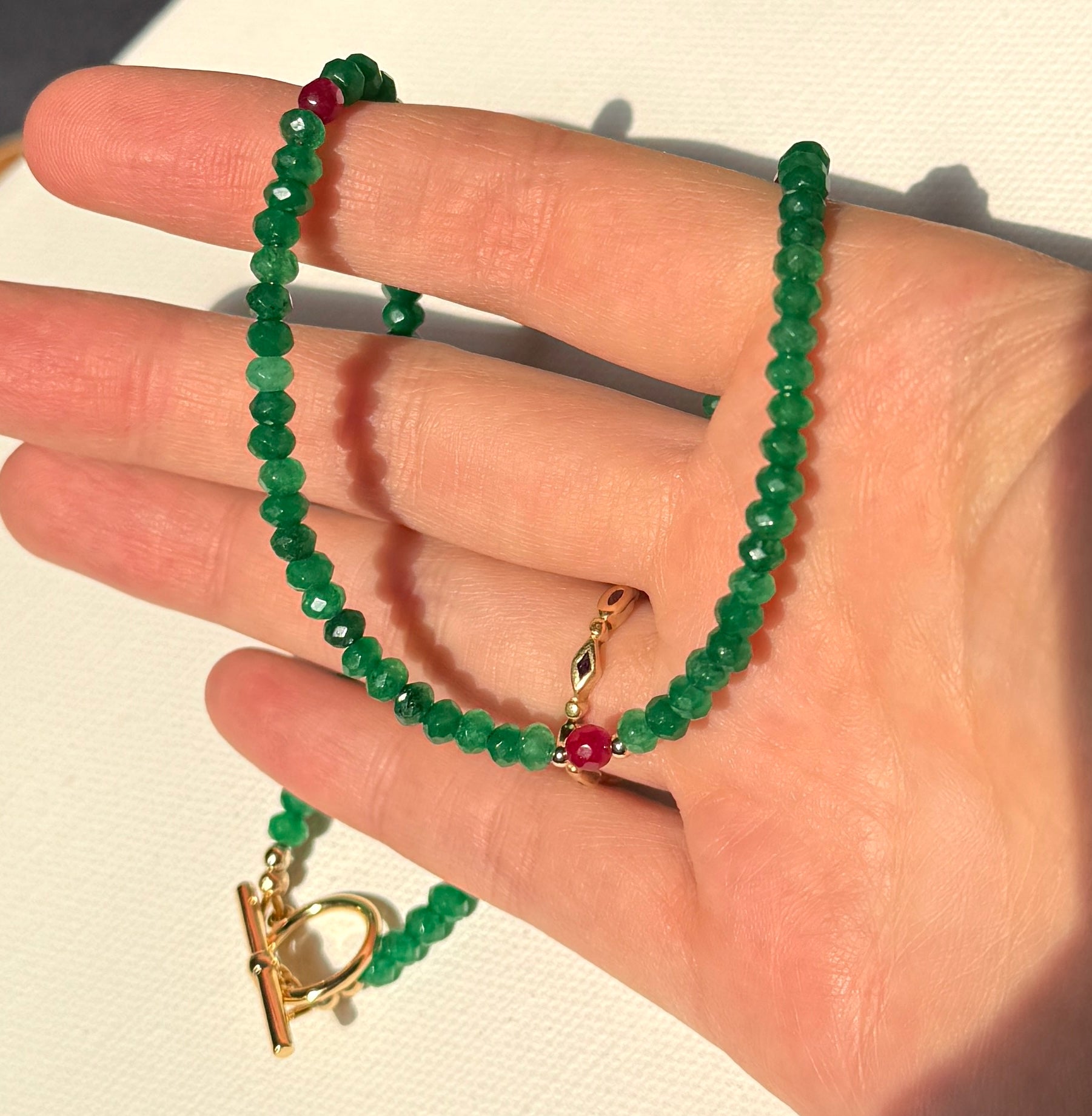 Green Aventurine & Ruby ~ Vitality