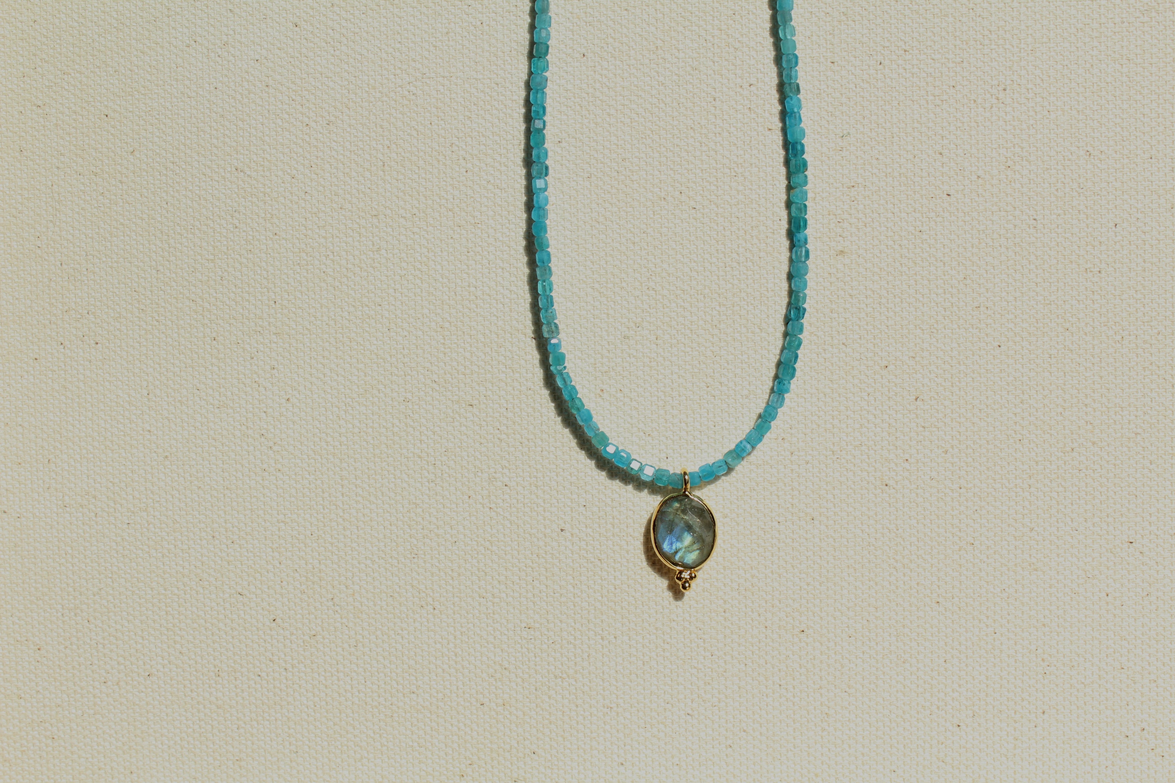 Blue Apatite & Labradorite ~ Transformation & Manifestation