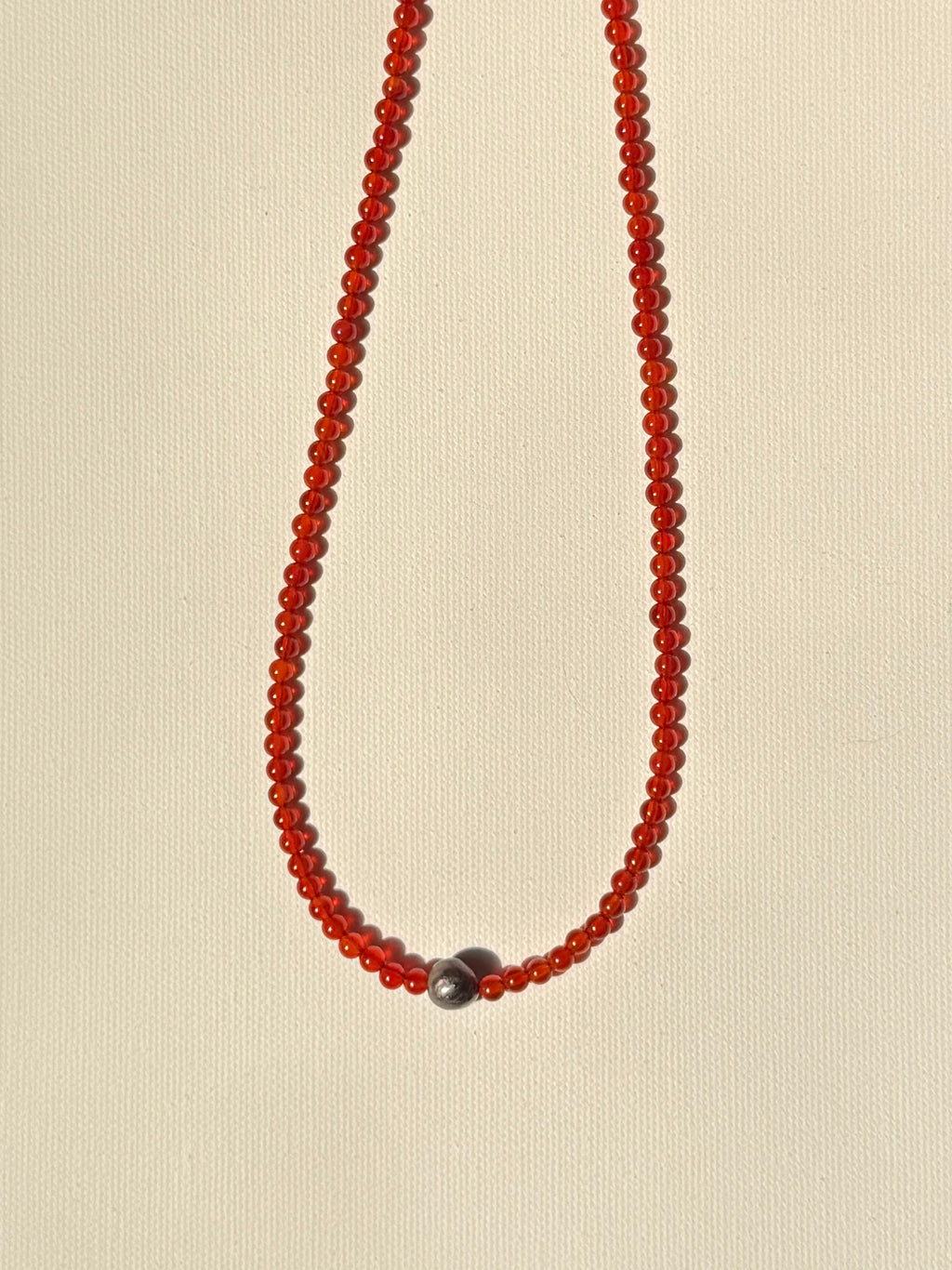 Carnelian & Black Pearl ~ Warmth