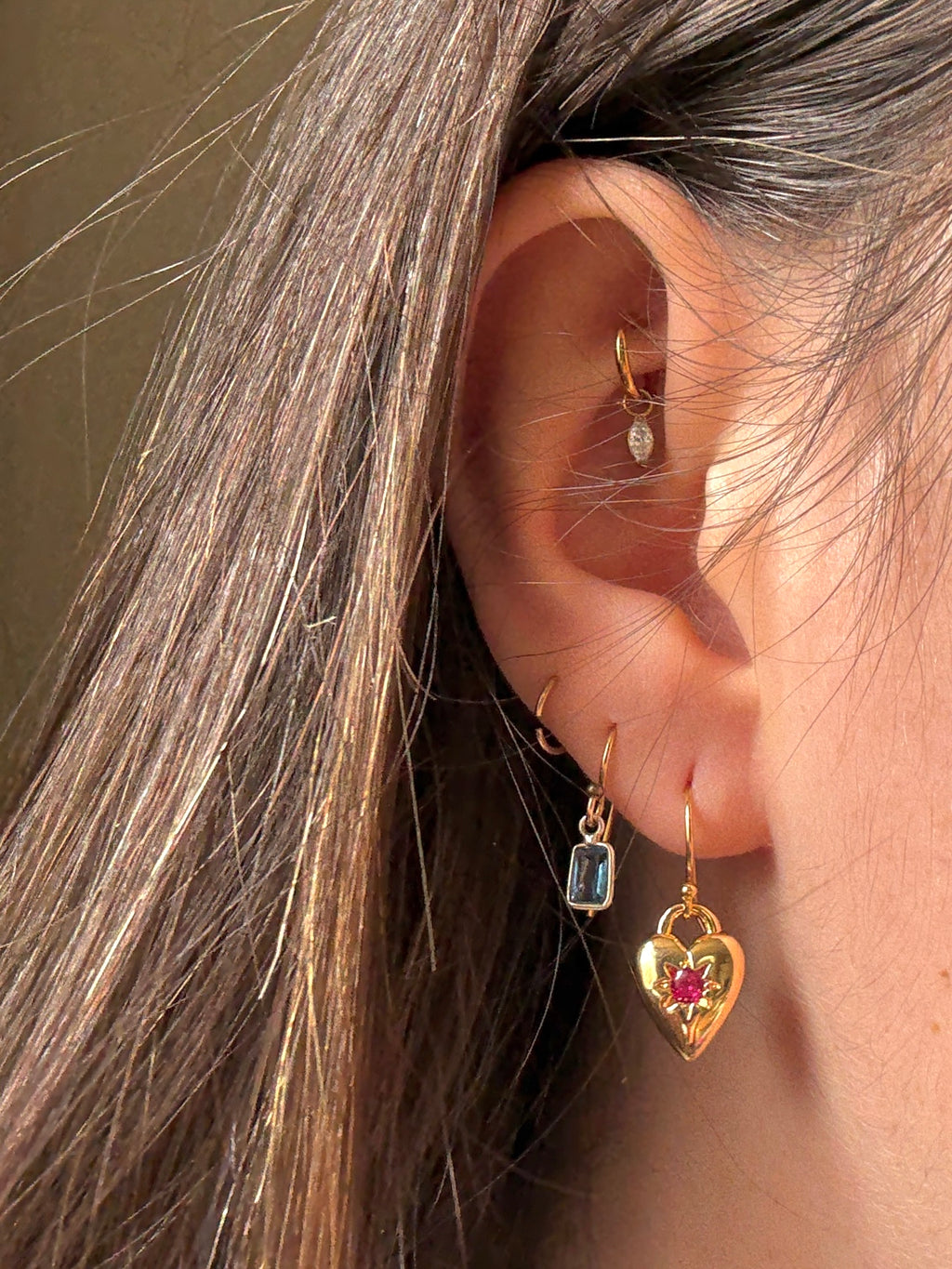 Heart Burst Earrings