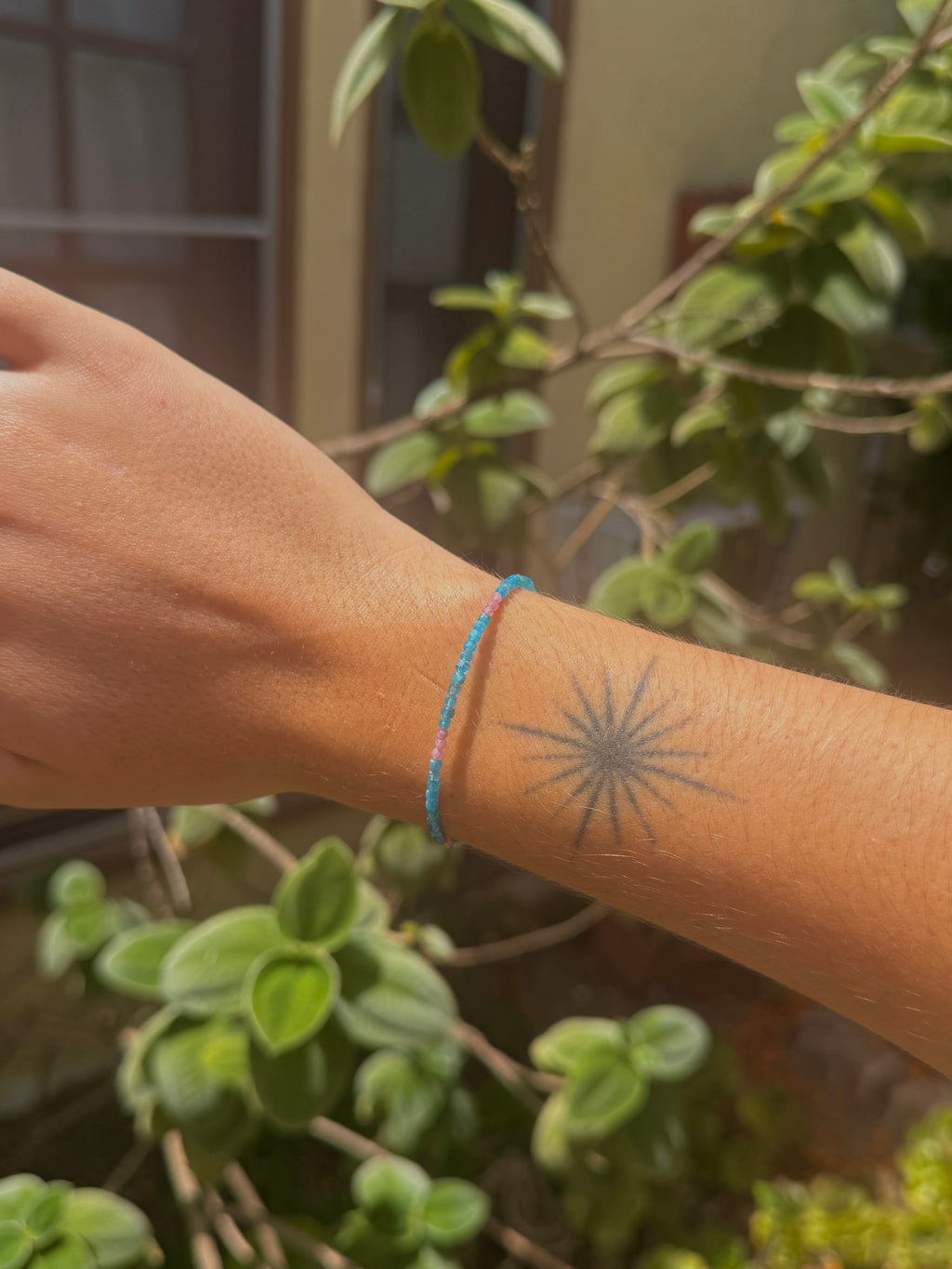 Apatite & Rose Quartz Bracelet ~ Growth