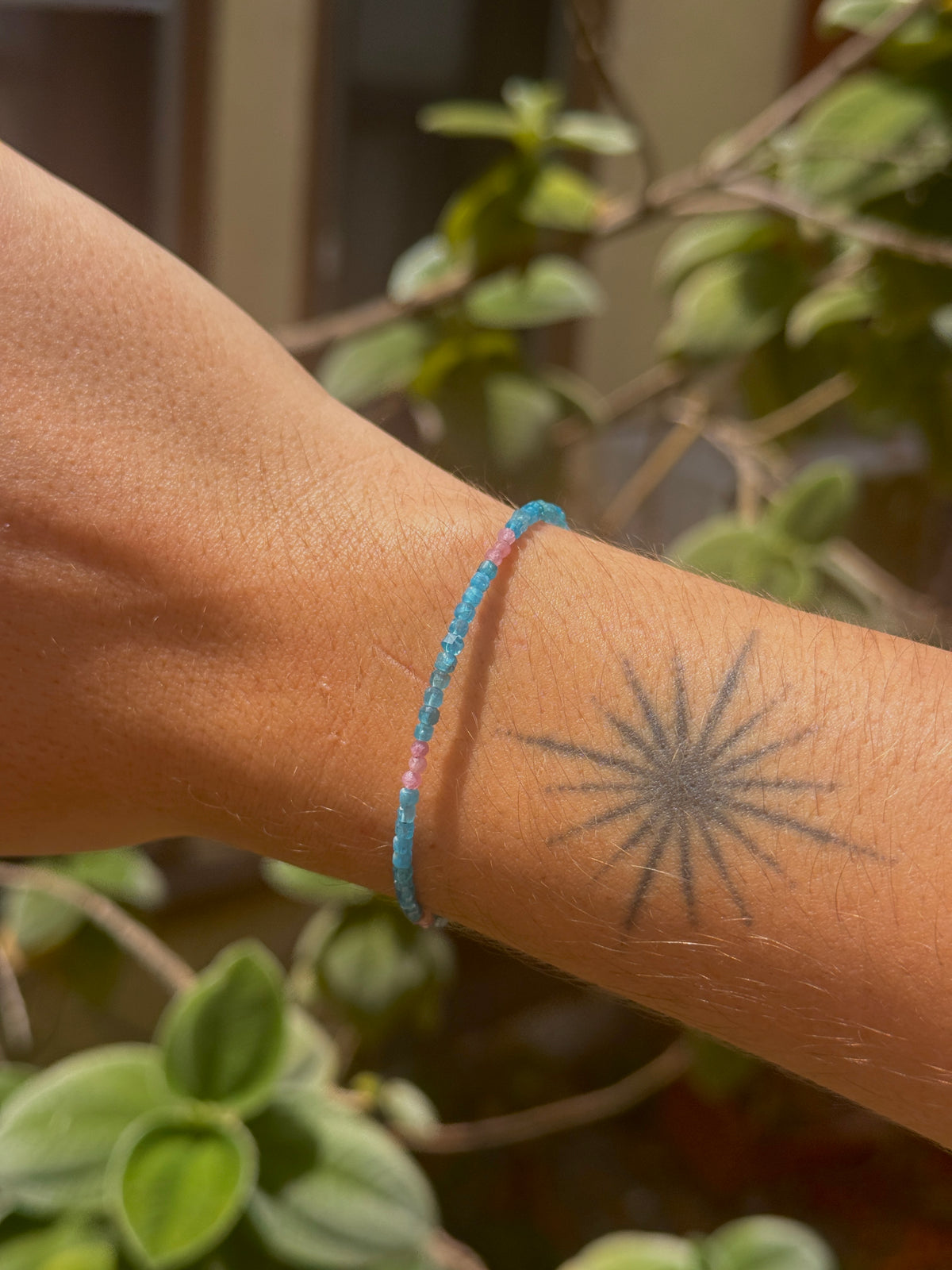 Apatite & Rose Quartz Bracelet ~ Growth