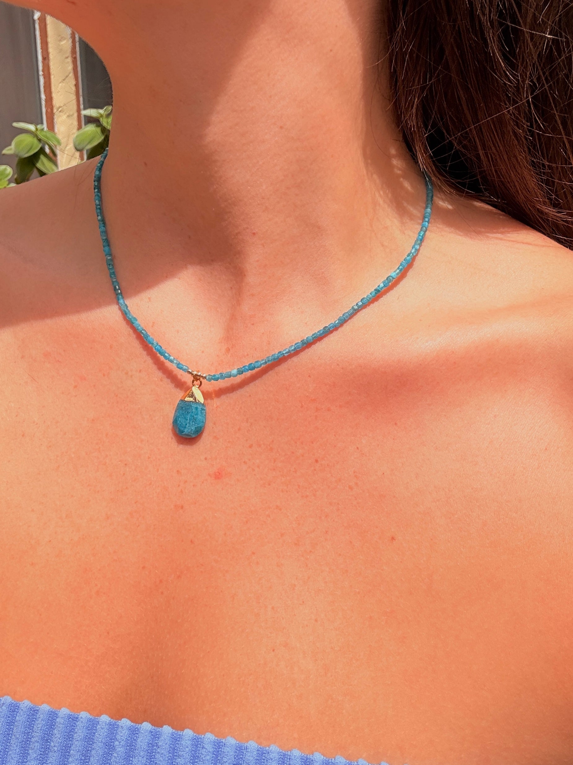 Apatite Necklace ~ Growth
