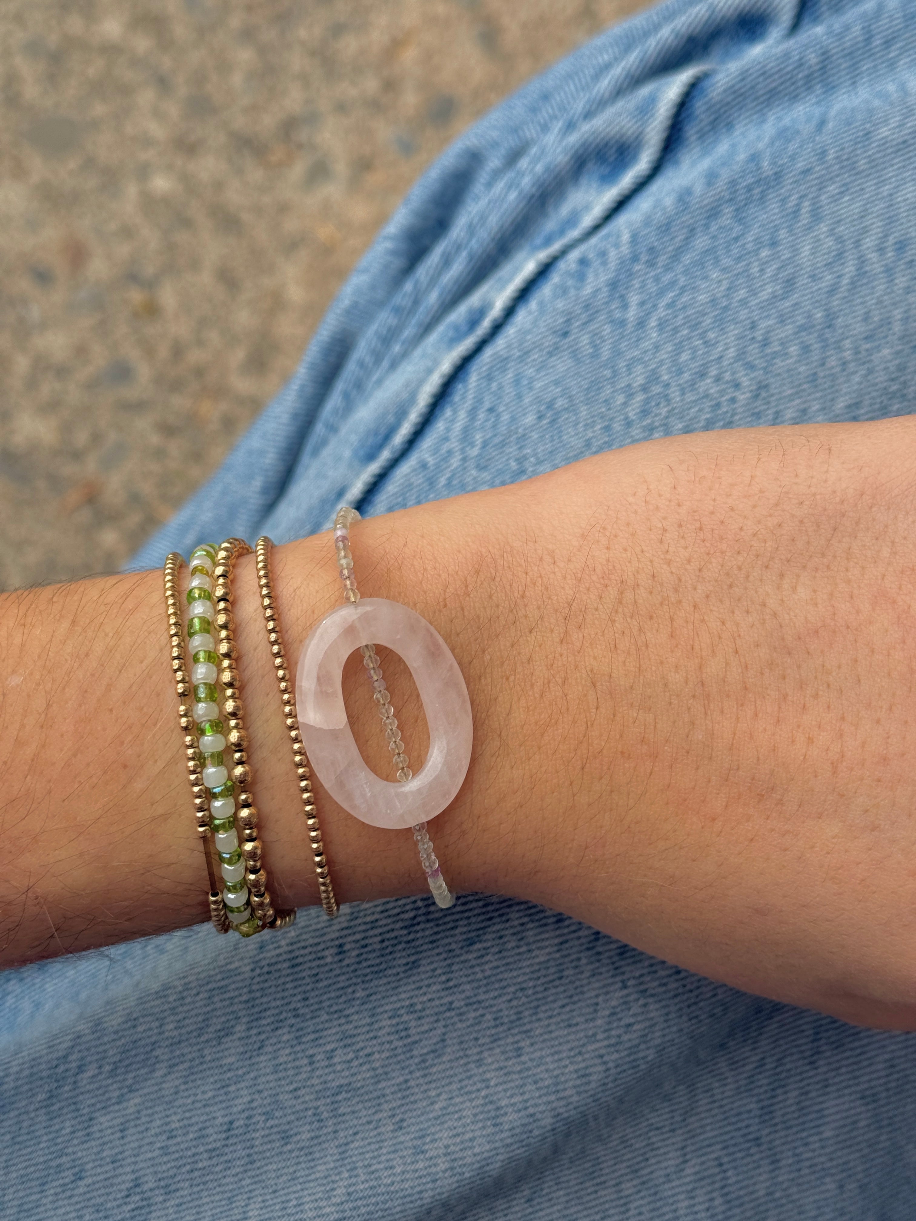 Rose Quarts Bracelet ~ Love